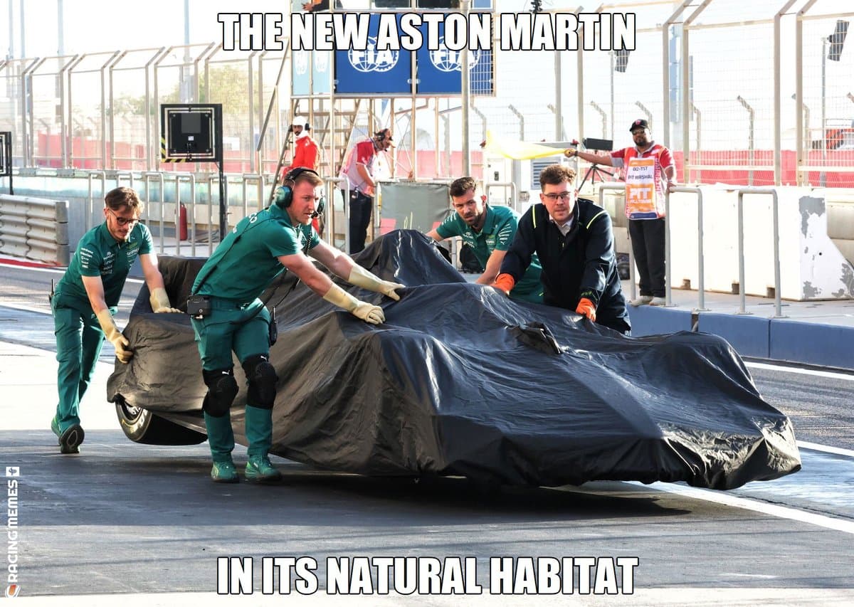 the new aston martin in its natural habitat